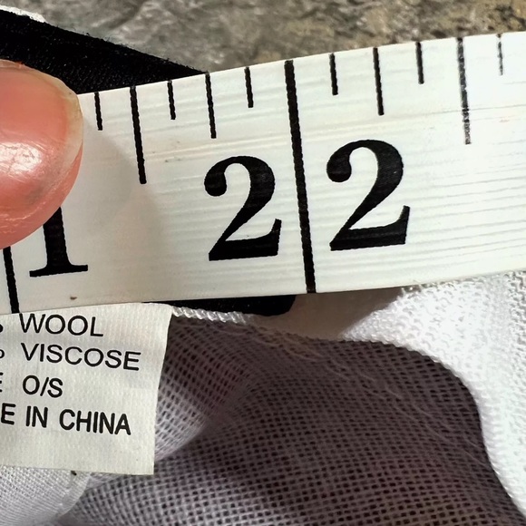 Vintage OLE Fedora Adult Mens OSFM Ivory & Tan Wool Textured Tweed Hat EUC - Picture 9 of 9